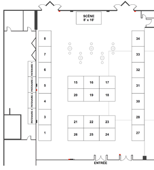 Plan salon exposants